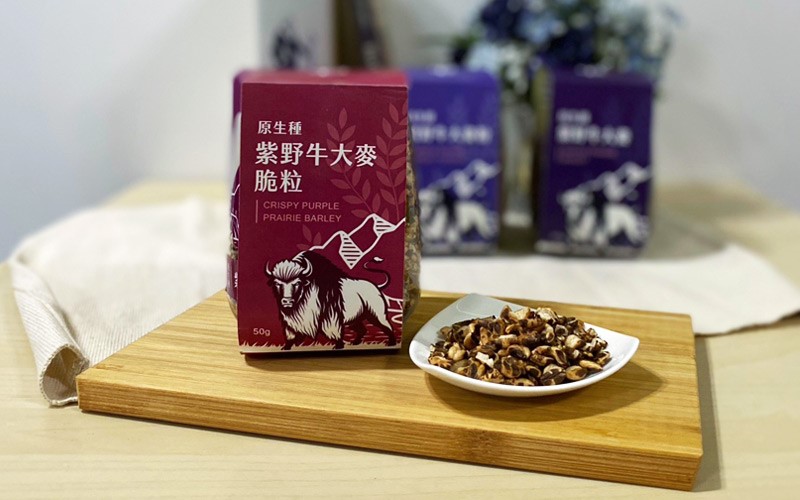 紫野牛大麥脆粒