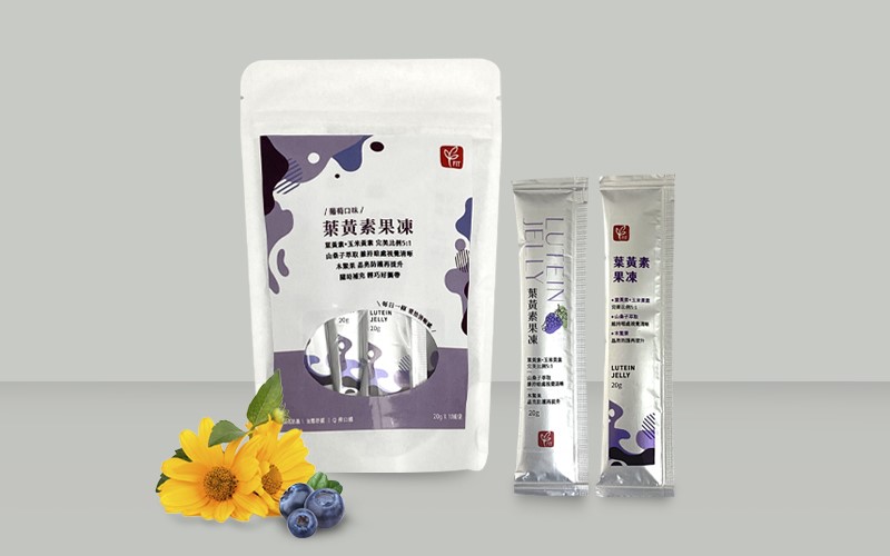 葉黃素果凍(葡萄口味)