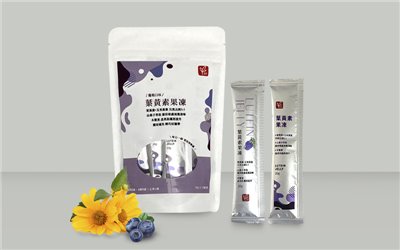 葉黃素果凍(葡萄口味)